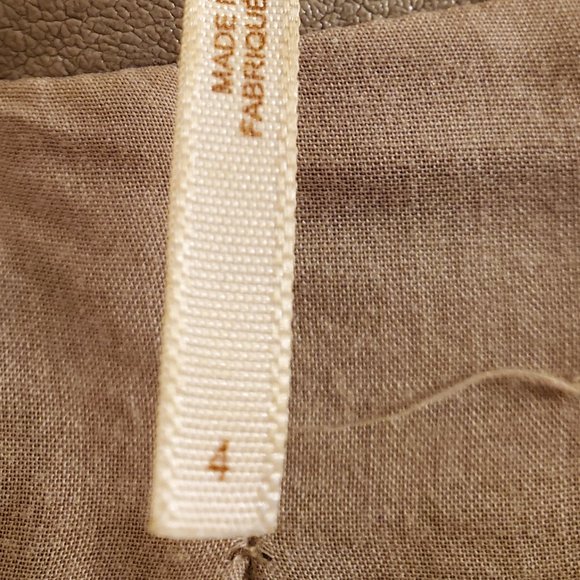 Free People Cropped Vegan Leather Jacket - Size 4 - Picture 3 of 10